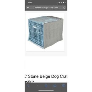 Bowhaus nyc dog pet crate cover small sm